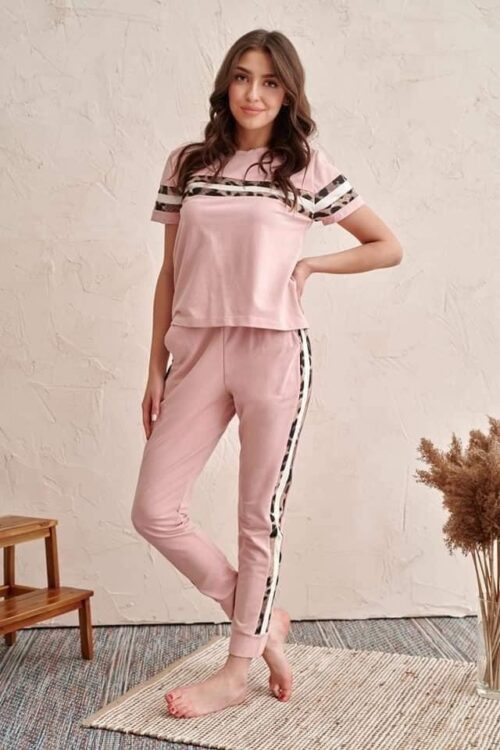 komplet pudrowy róż