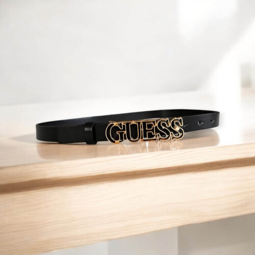 pasek GUESS ze złotą klamrą